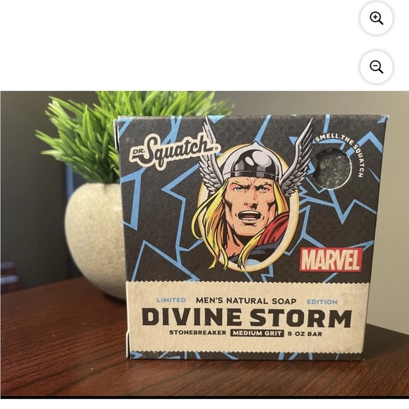 Dr. Squatch Natural Bar Soap Divine Storm (Thor) 5 oz NIB - Picture 3 of 5